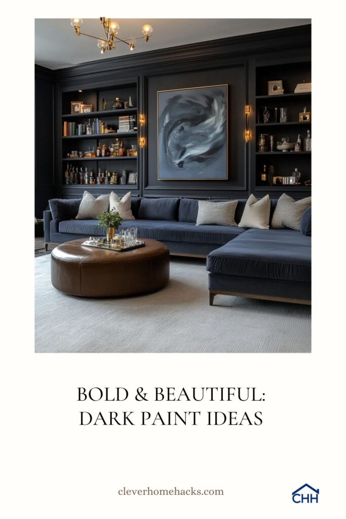 Bold & Beautiful Dark Paint Ideas