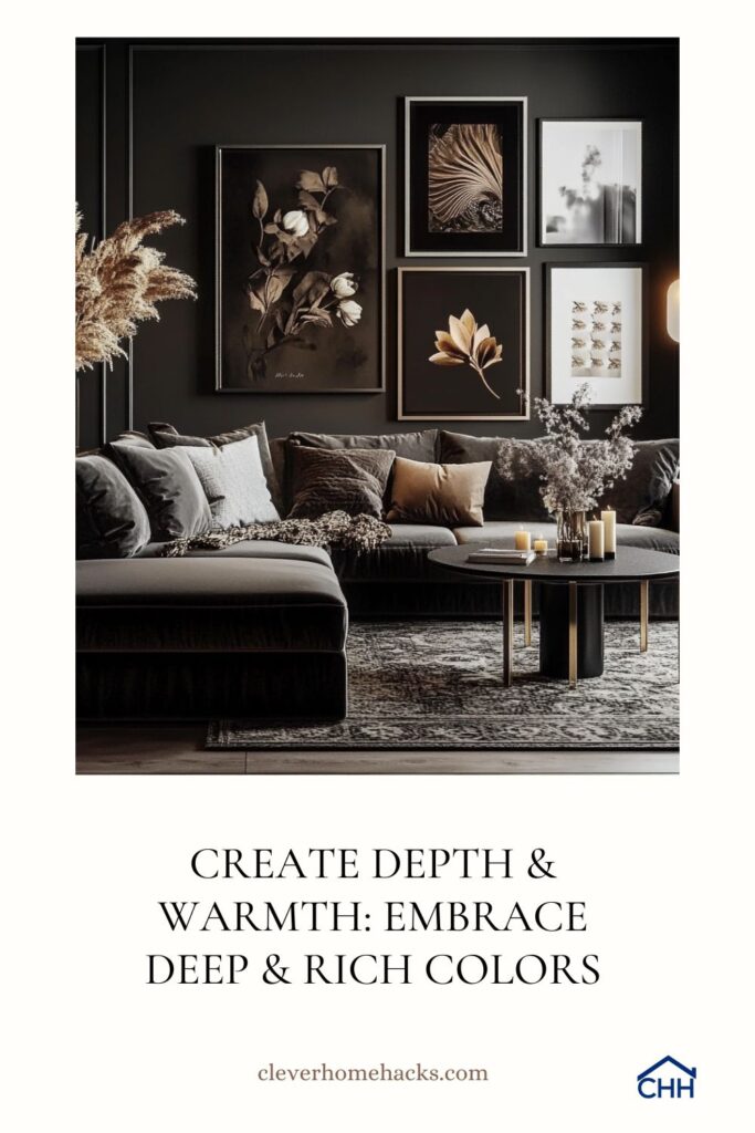 Create Depth & Warmth Embrace Deep & Rich Colors