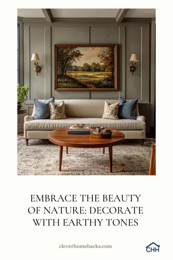 Embrace the Beauty of Nature Decorate with Earthy Tones